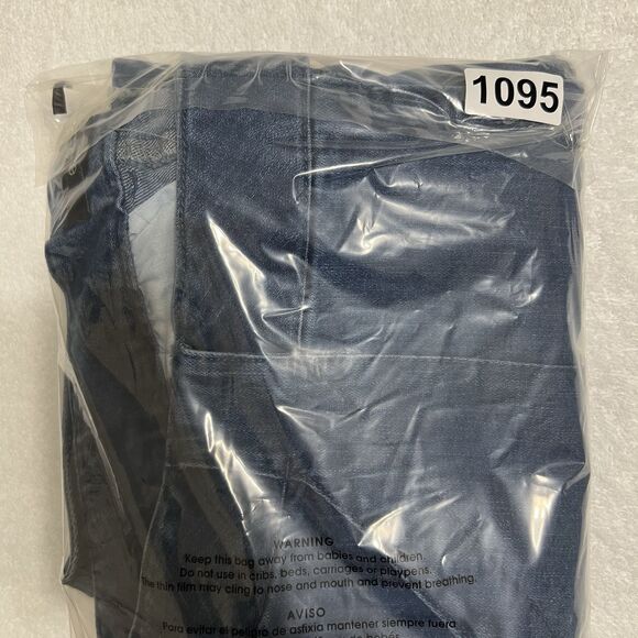 ELLOS Trouser Jeans Women's 18 Blue Light Wash Denim Patch Pockets NWT - Picture 15 of 15